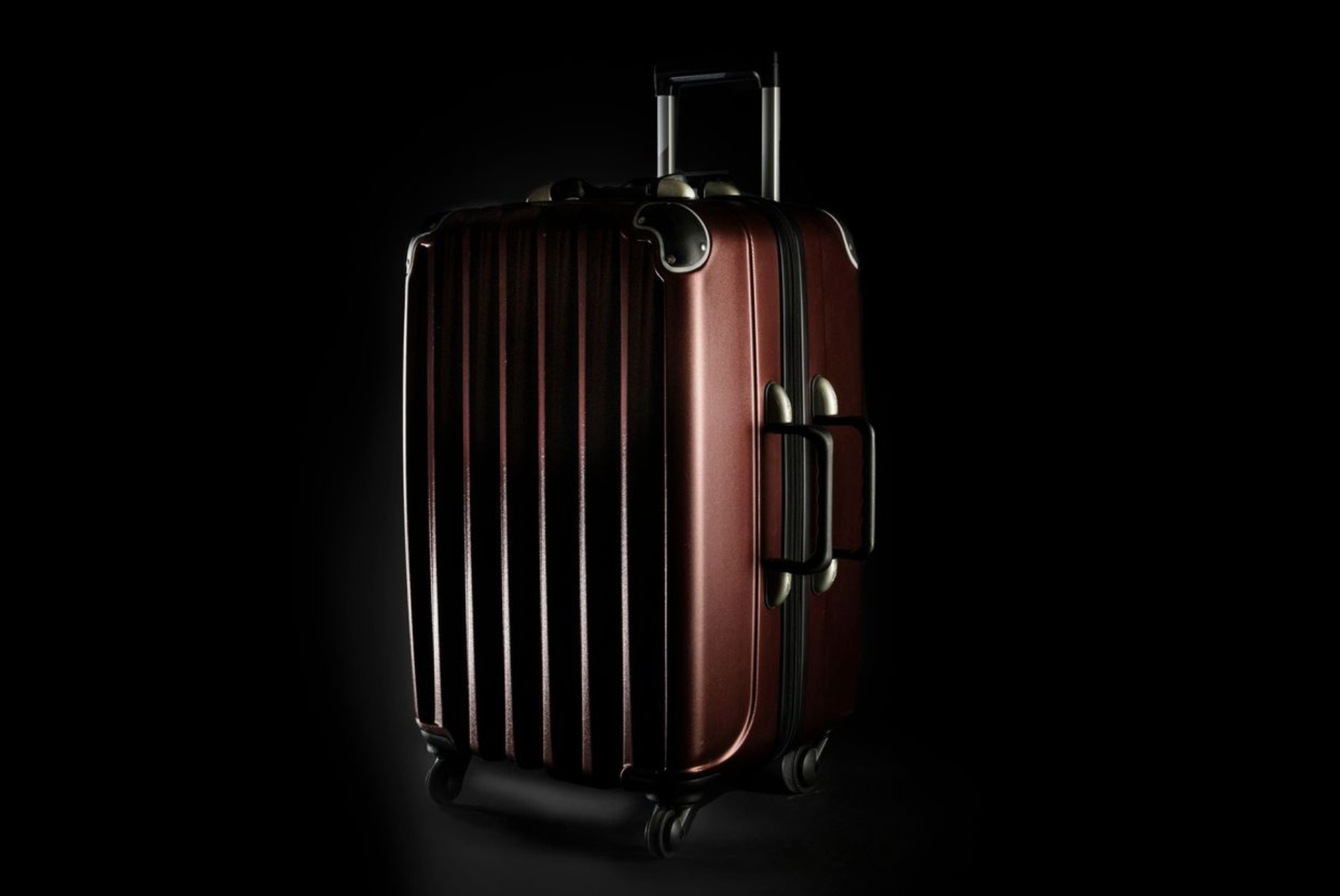 Fashion it burgundy suitcase